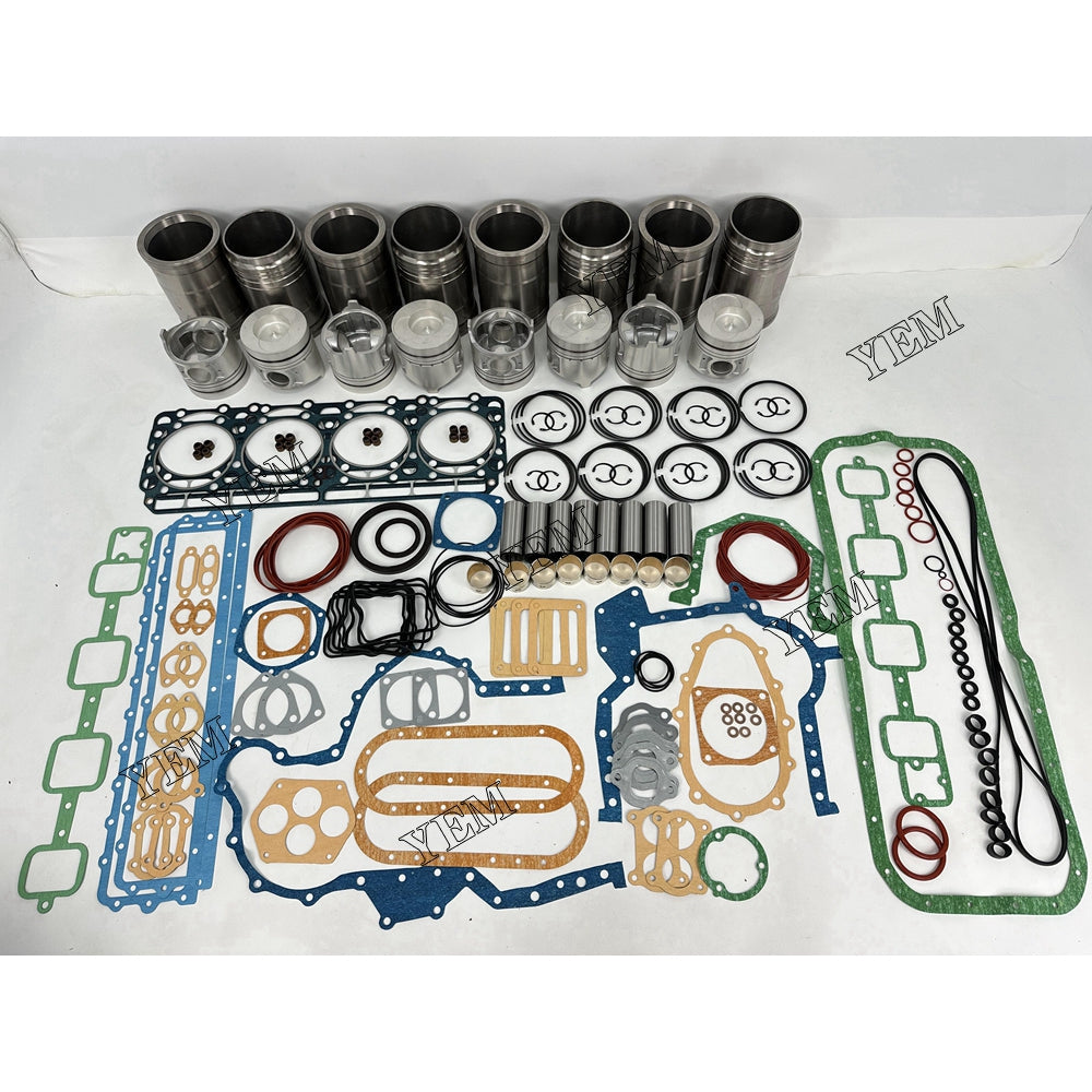 YEM Parts 8X Overhaul Kit With Gasket Set For Nissan RF8 excavator diesel engine For Nissan