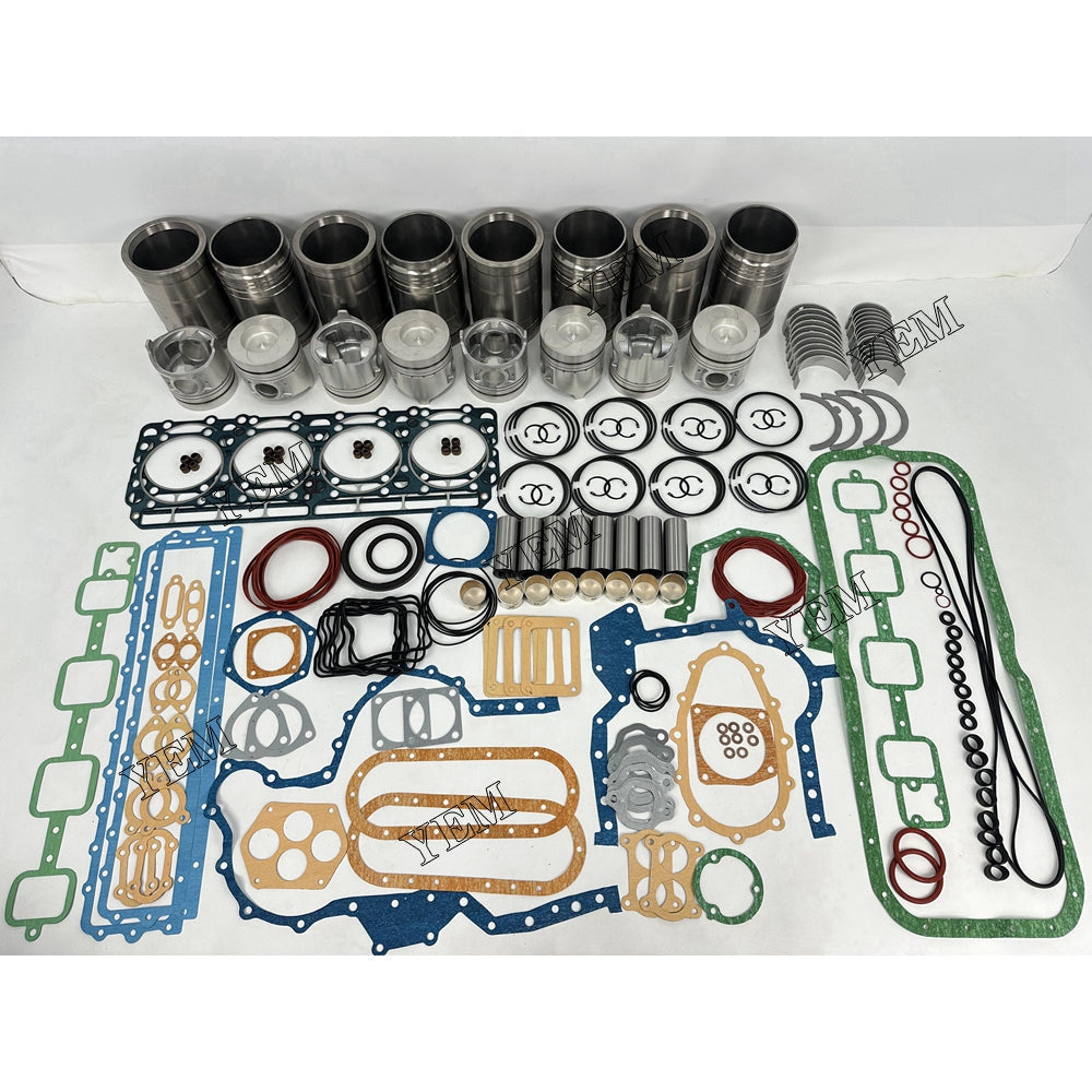 YEM Parts 8X Overhaul Rebuild Kit With Gasket Set Bearing For Nissan RF8 Engine For Nissan