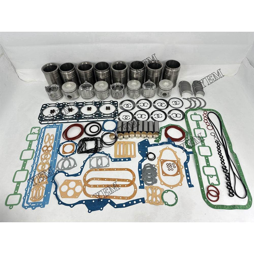 YEM Parts 8X Overhaul Rebuild Kit With Gasket Set Bearing For Nissan RF8 Engine For Nissan