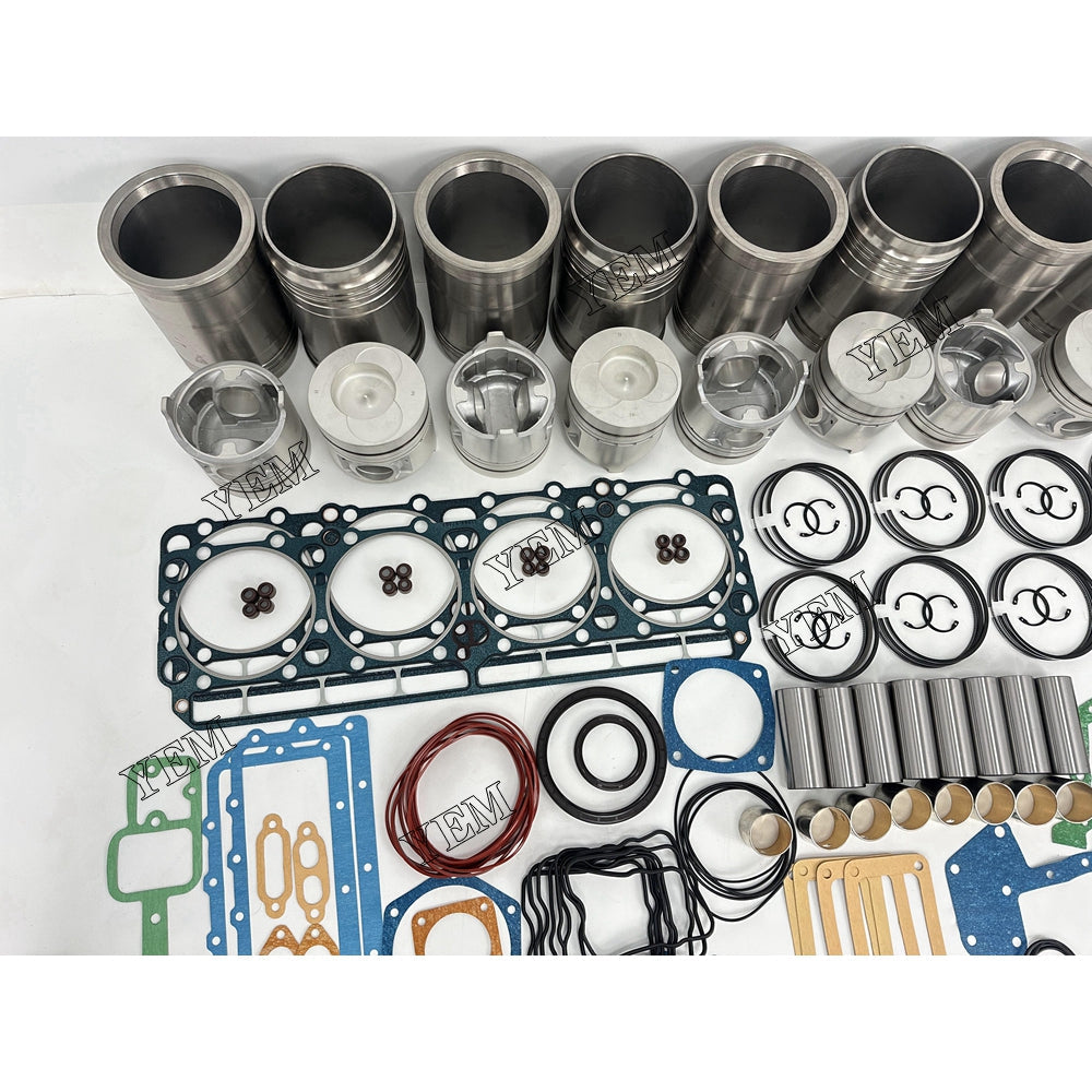 YEM Parts 8X Overhaul Rebuild Kit With Gasket Set Bearing For Nissan RF8 Engine For Nissan