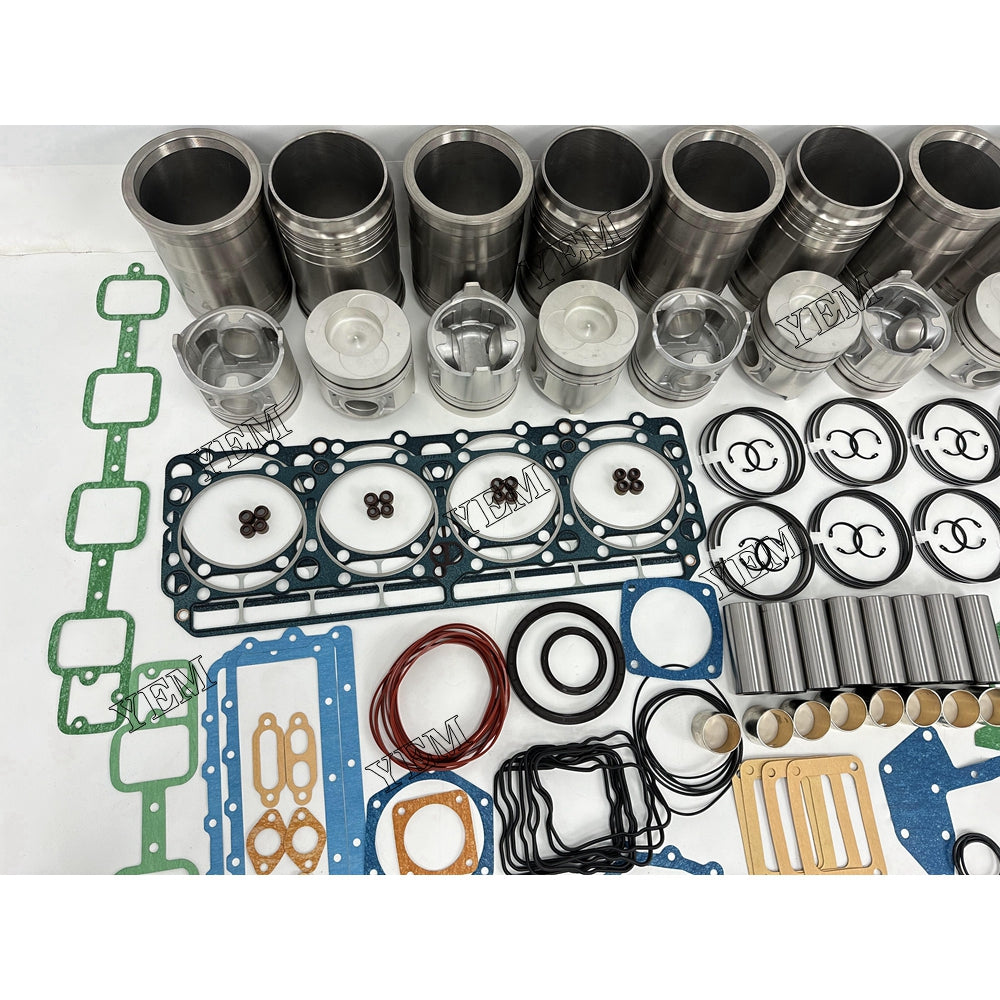 YEM Parts 8X Overhaul Rebuild Kit With Gasket Set Bearing-Valve Train For Nissan RF8 For Nissan