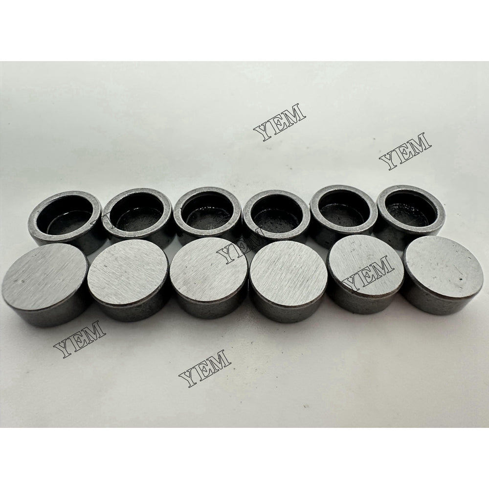 YEM Parts 12X Valve Cap For Mitsubishi 6D34 filter paver excavator diesel engine
