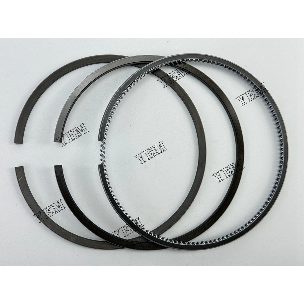 YEM Parts 8X Piston Rings Set 130mm For Mitsubishi 8DC2 excavator diesel engine For Mitsubishi
