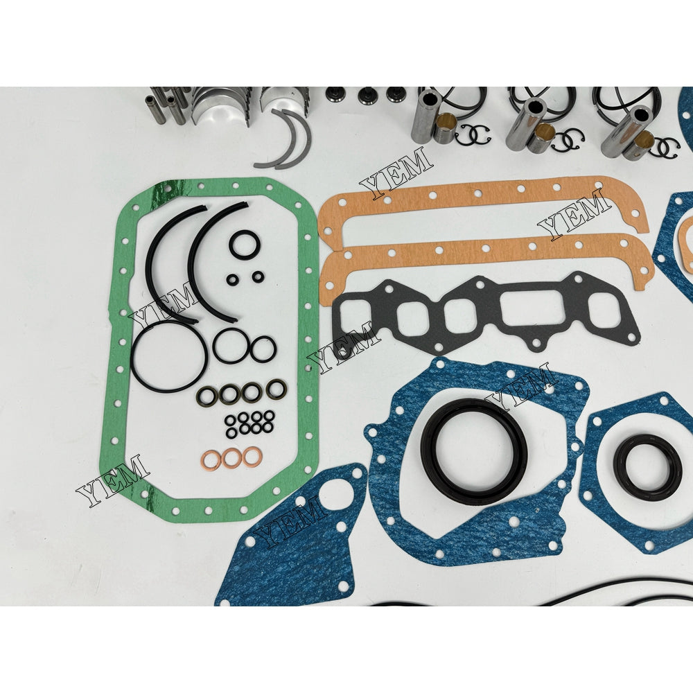 YEM Parts 3X Engine Overhaul Rebuild Kit With Gasket Bearing Valve Set For Isuzu 3AE1 For Isuzu