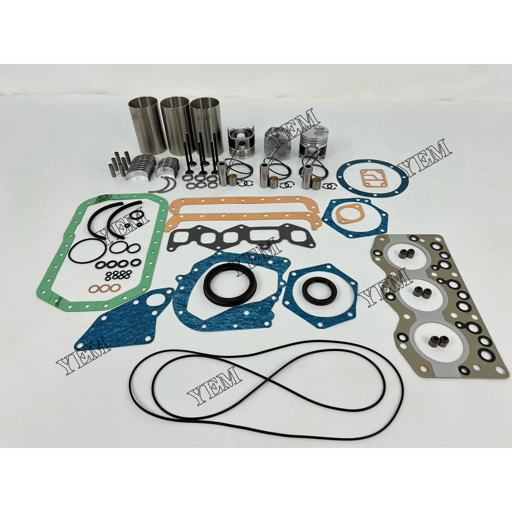 YEM Parts Overhaul Rebuild Kit With Gasket Set Bearing-Valve Train For Isuzu 3AE1 Engine