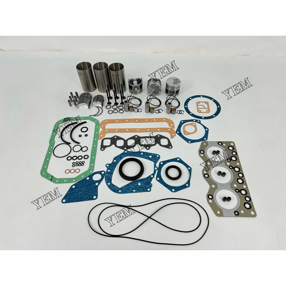 YEM Parts Overhaul Rebuild Kit With Gasket Set Bearing-Valve Train For Isuzu 3AE1 Engine