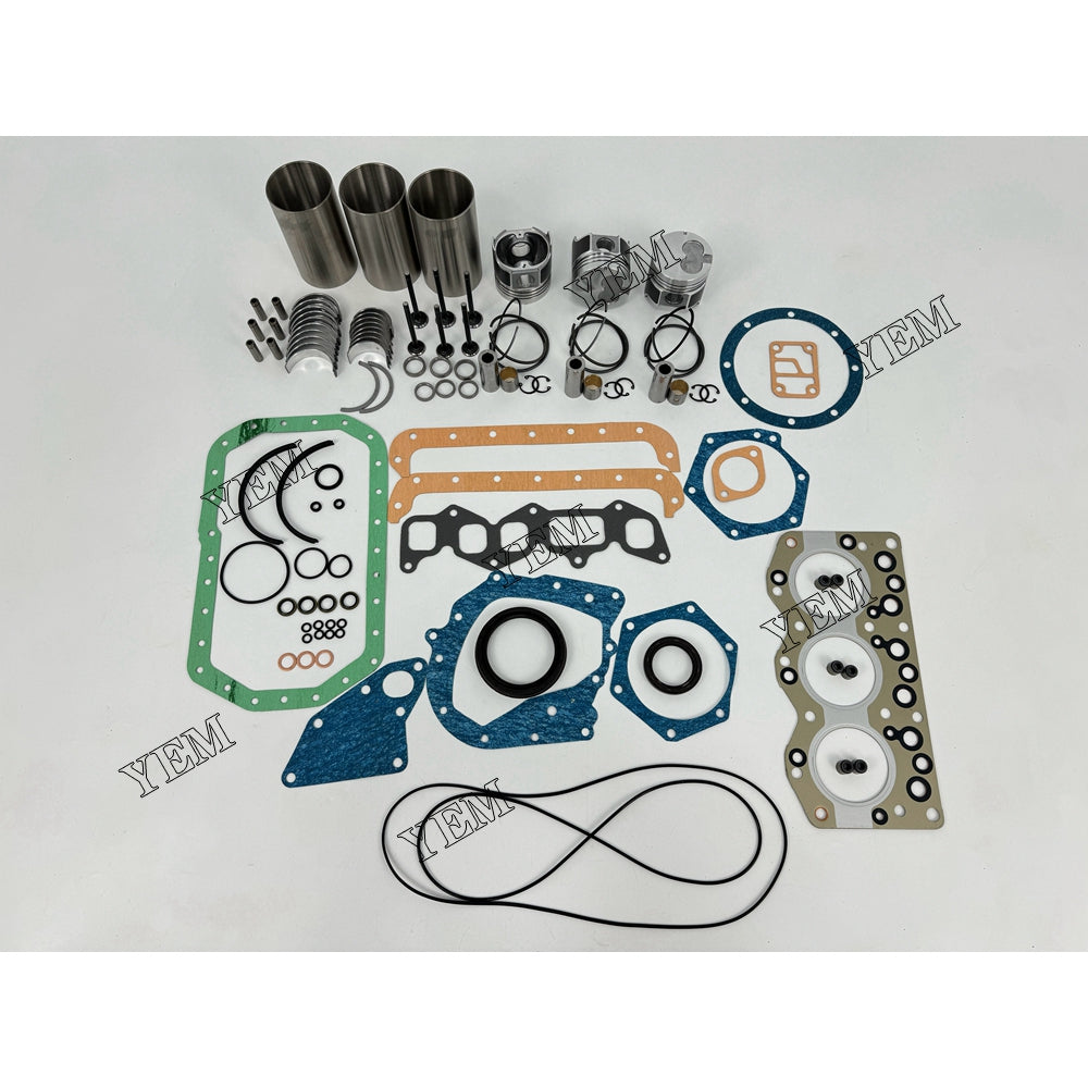 YEM Parts Overhaul Rebuild Kit With Gasket Set Bearing-Valve Train For Isuzu 3AE1 Engine