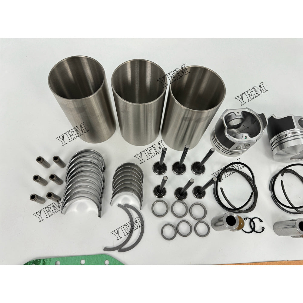 YEM Parts Overhaul Rebuild Kit With Gasket Set Bearing-Valve Train For Isuzu 3AE1 Engine