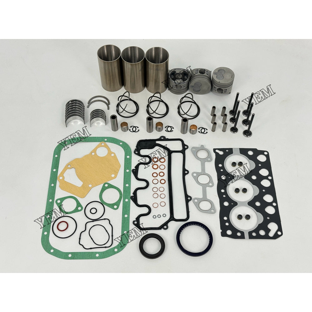 YEM Parts Engine Overhaul Rebuild Kit With Gasket Bearing Valve For Isuzu 3LA1 truck