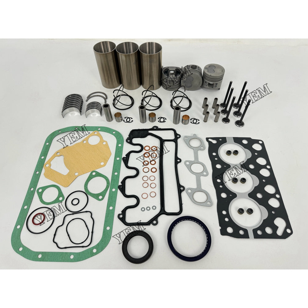 YEM Parts Engine Overhaul Rebuild Kit With Gasket Bearing Valve For Isuzu 3LA1 truck For Isuzu