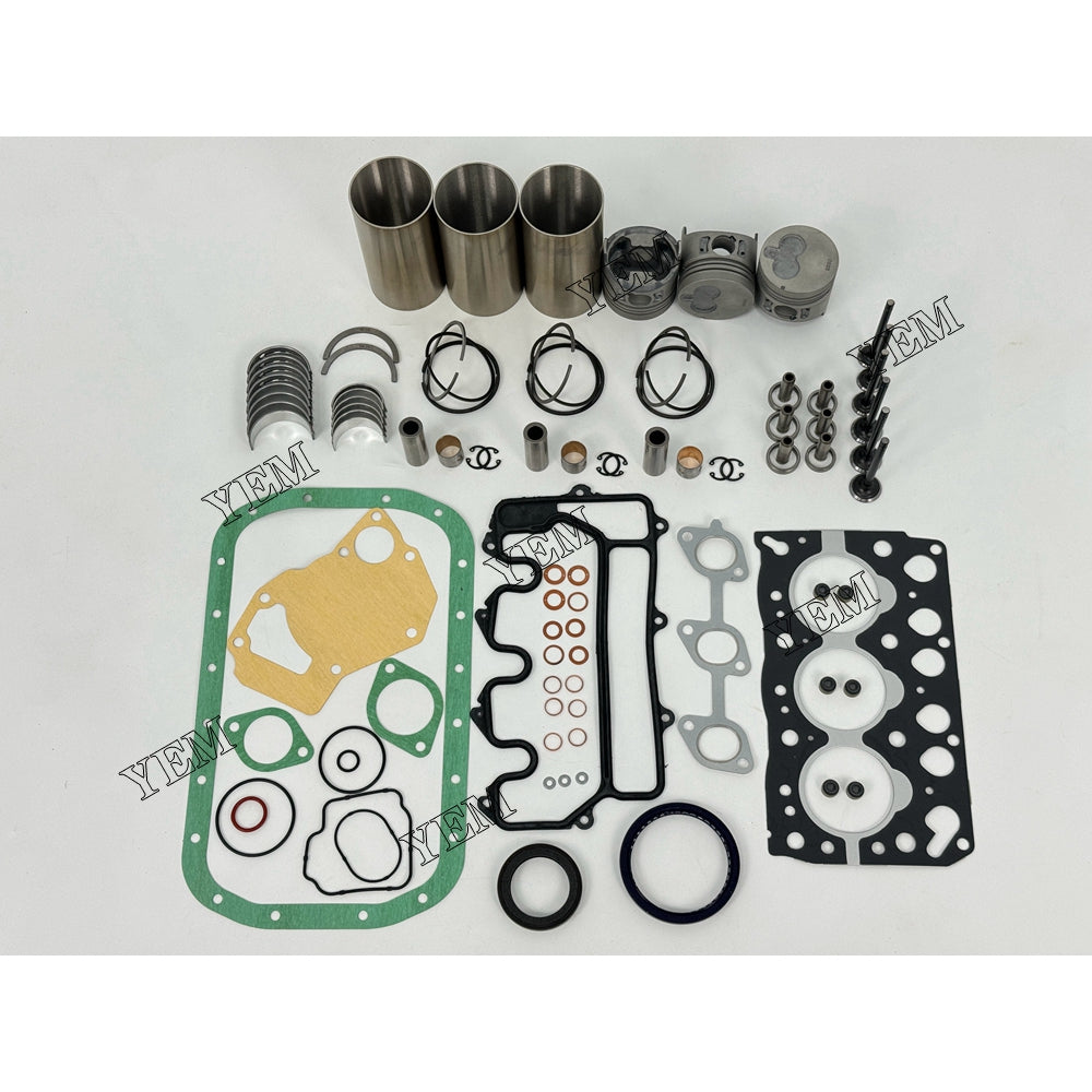 YEM Parts 3X Overhaul Rebuild Kit With Gasket Set Bearing-Valve Train For Isuzu 3LA1 truck