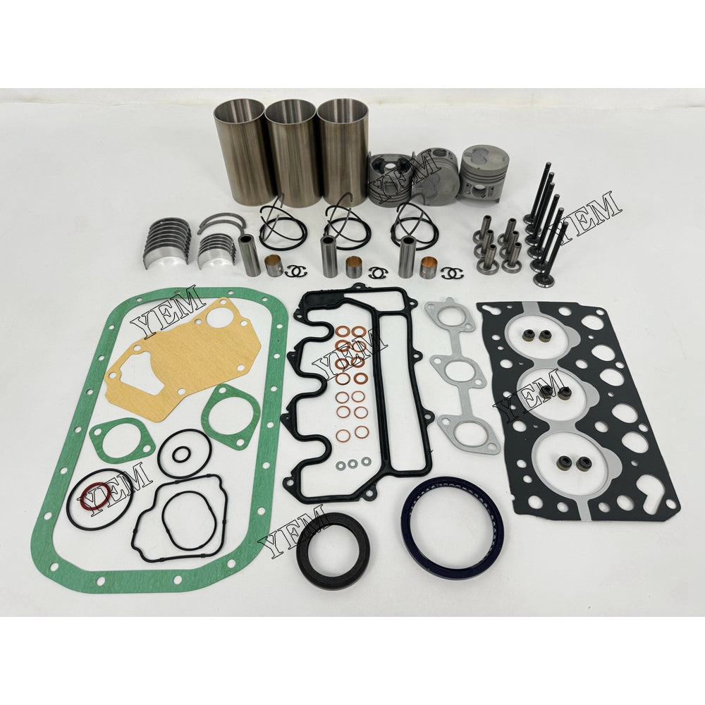 YEM Parts 3X Overhaul Rebuild Kit With Gasket Set Bearing-Valve Train For Isuzu 3LA1 truck For Isuzu