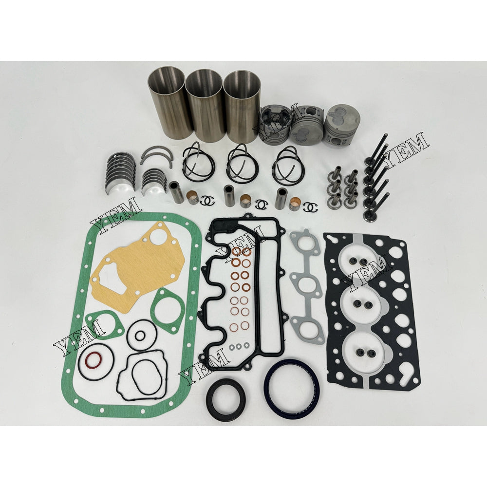 YEM Parts 3X Overhaul Rebuild Kit With Gasket Set Bearing-Valve Train For Isuzu 3LA1 truck For Isuzu
