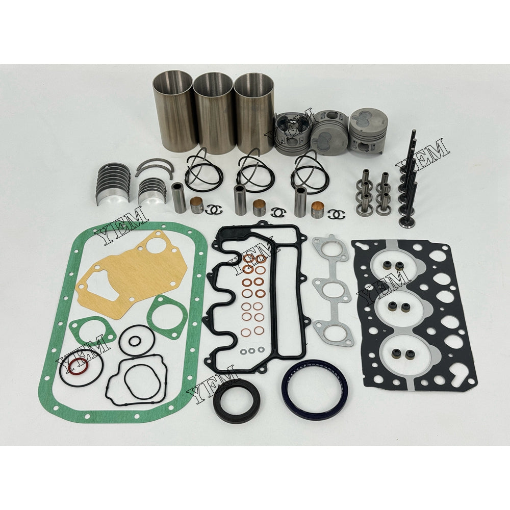 YEM Parts 3X Overhaul Rebuild Kit With Gasket Set Bearing-Valve Train For Isuzu 3LA1 truck For Isuzu