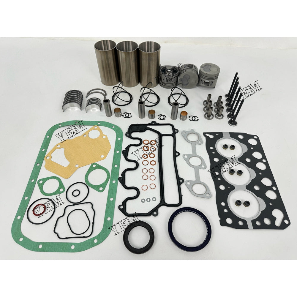 YEM Parts 3X Overhaul Rebuild Kit With Gasket Set Bearing-Valve Train For Isuzu 3LA1 truck For Isuzu