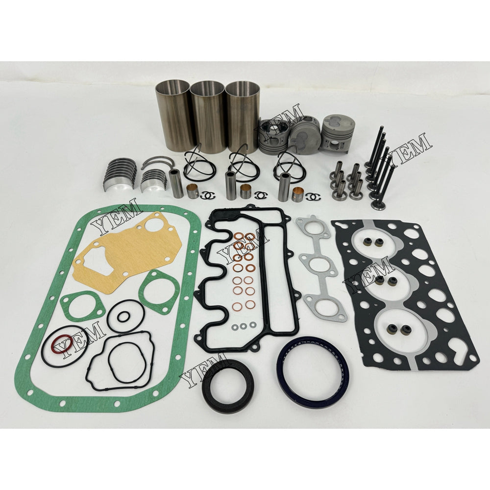 YEM Parts 3X Overhaul Rebuild Kit With Gasket Set Bearing-Valve Train For Isuzu 3LA1 truck For Isuzu