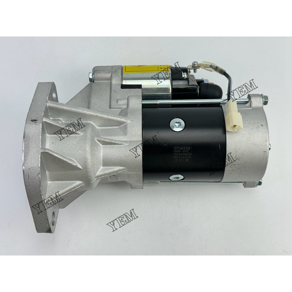YEM Parts QDJ1431R Starter Motor 12V For Isuzu 4JG2 Heli CPCD 35 H Blade forklift Engine For Isuzu