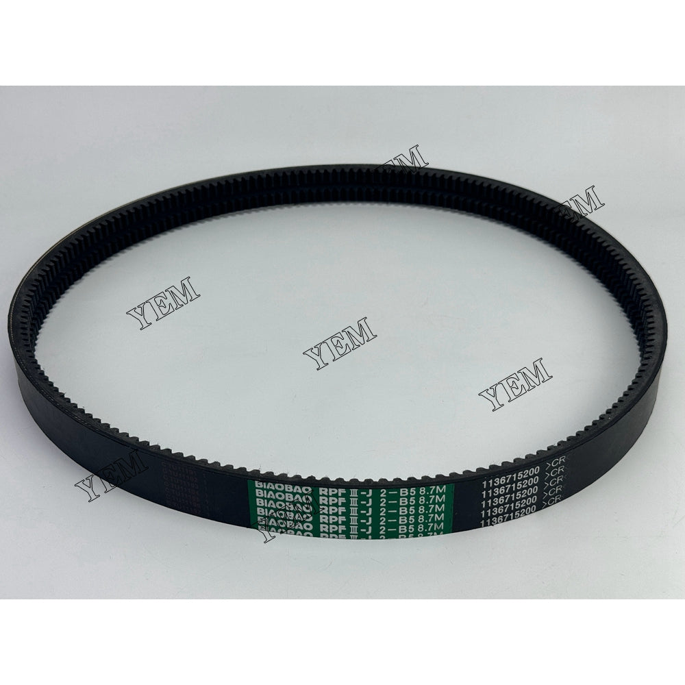 YEM Parts 1136715200 Belt, Fan For Isuzu 6WG1 excavator diesel engine Engine