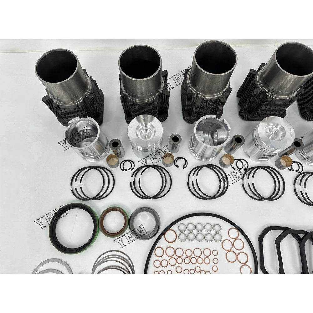 YEM Parts 5X Overhaul Kit With Gasket Set For Deutz F5L912 Fuchs 713 MU excavator Engine For Deutz