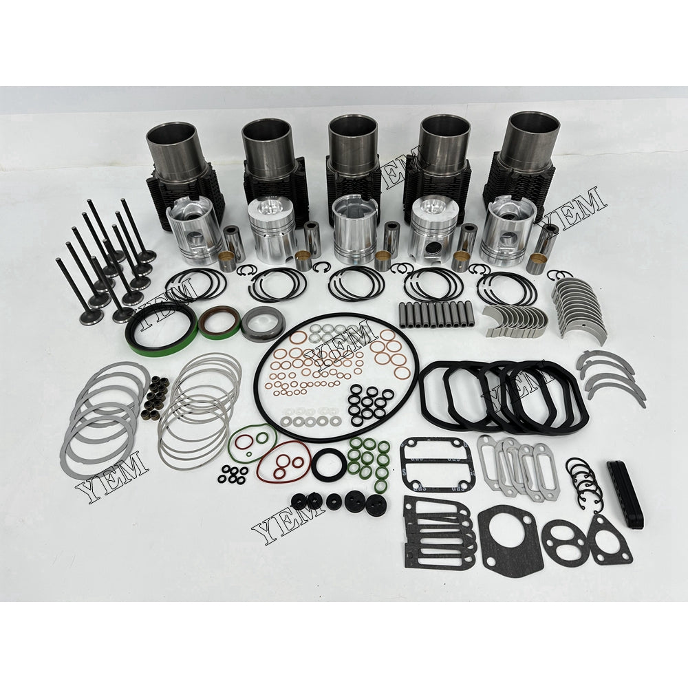 YEM Parts Engine Overhaul Rebuild Kit With Gasket Bearing Valve Set For Deutz F5L912 For Deutz