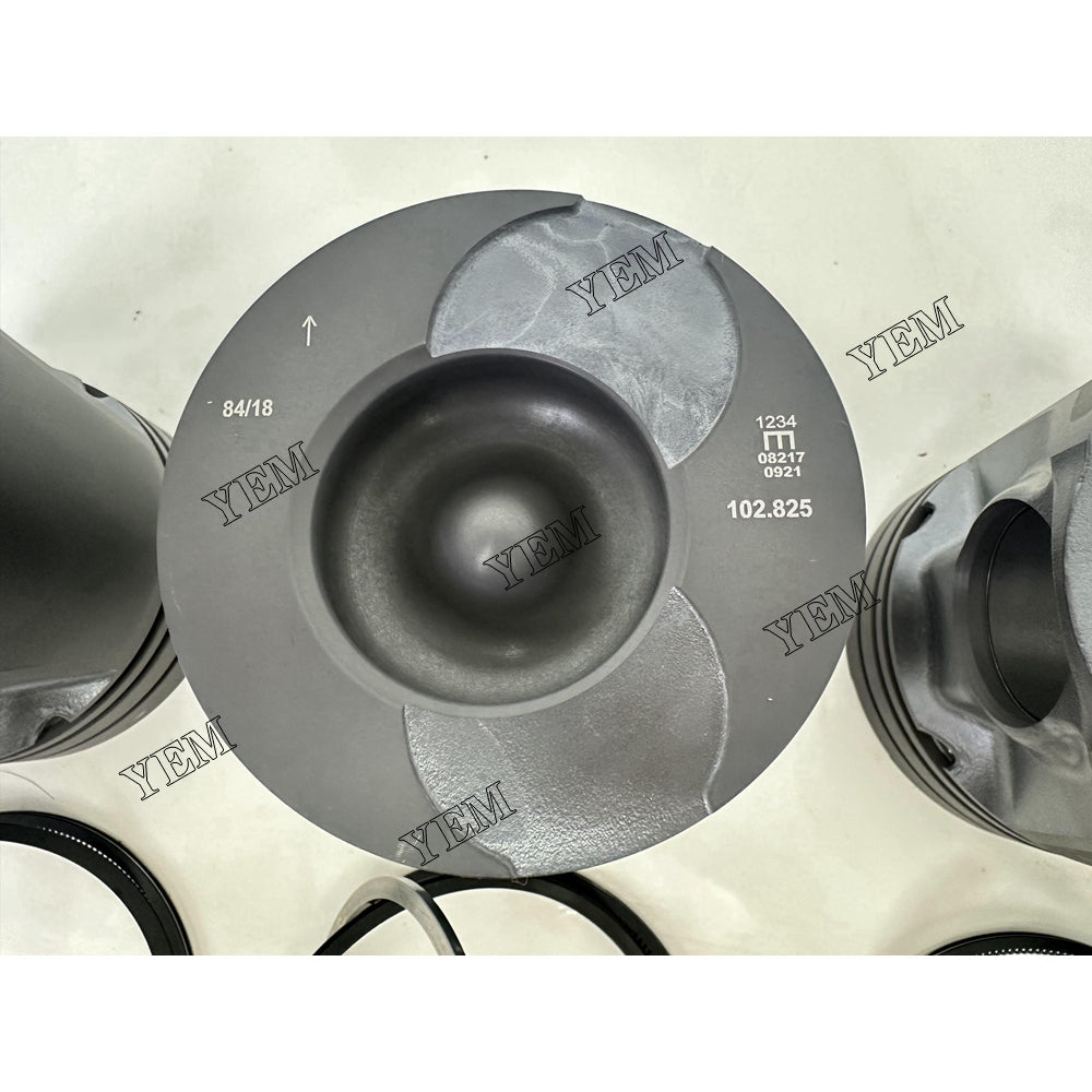 YEM Parts 4X U5LP0058 Piston With Rings For Perkins 1004-42 generator set Engine For Perkins