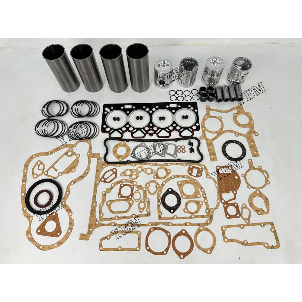 YEM Parts 4X Overhaul Kit With Gasket Set For Perkins 4.236 generator set Engine
