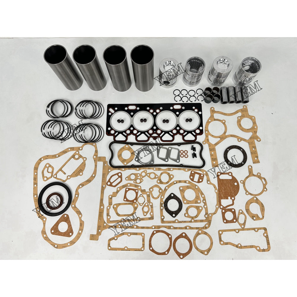 YEM Parts 4X Overhaul Kit With Gasket Set For Perkins 4.236 generator set Engine For Perkins