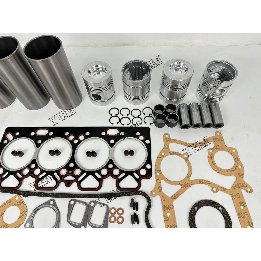 YEM Parts 4X Overhaul Kit With Gasket Set For Perkins 4.236 generator set Engine For Perkins