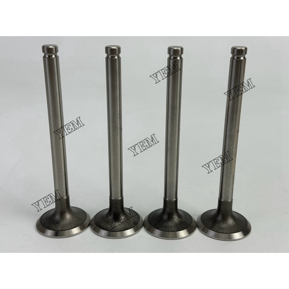 YEM Parts 4X 3142A051 Exhaust Valve For Perkins 4.236 generator set Engine For Perkins