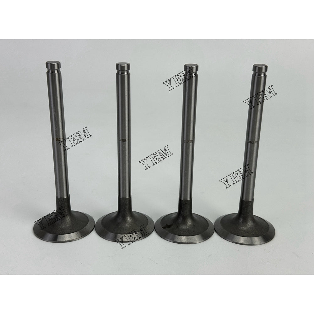 YEM Parts 4X 3142L072 Intake Valve For Perkins 4.236 generator set Engine For Perkins