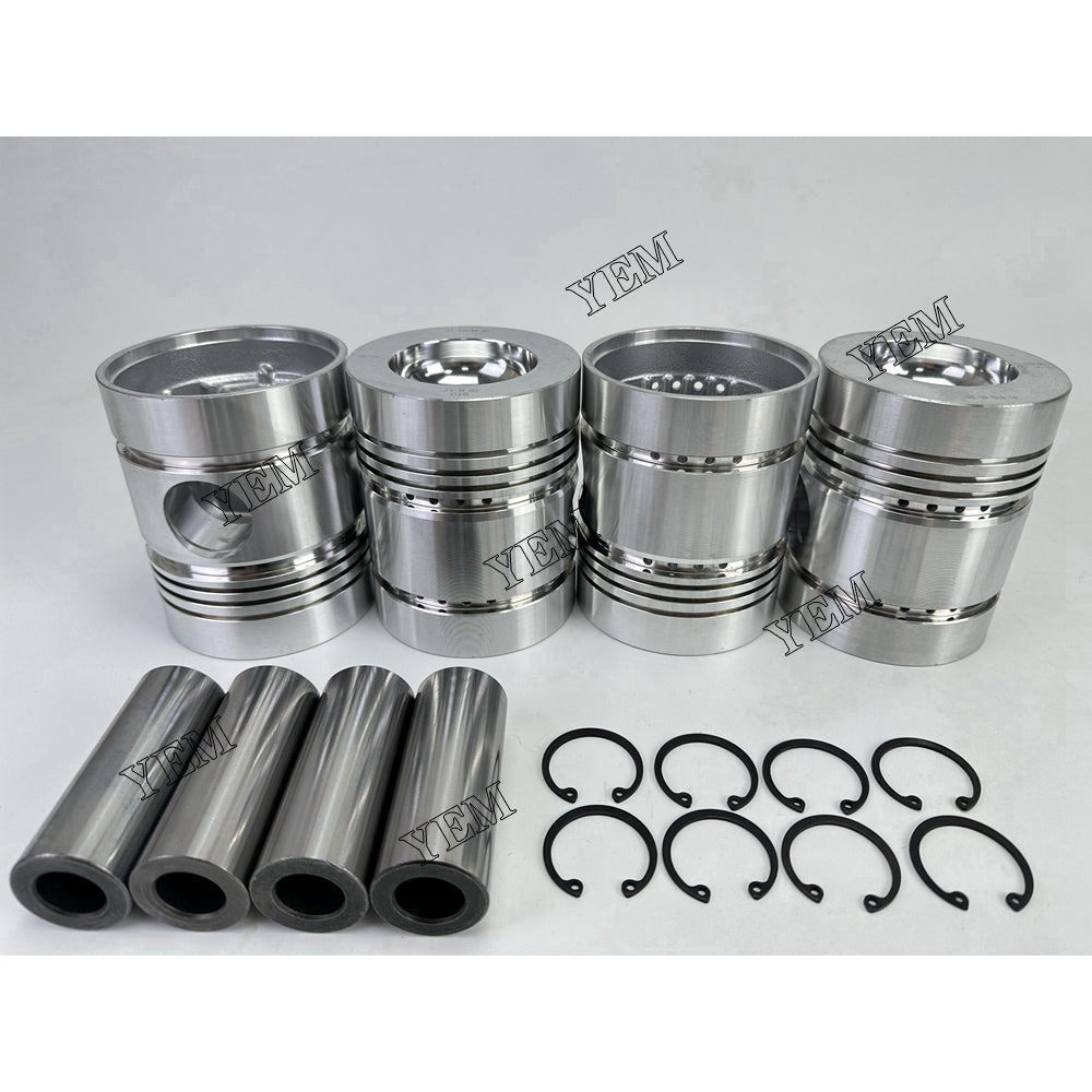 YEM Parts 4X Piston std size 98mm For Perkins 4.236 generator set Engine For Perkins