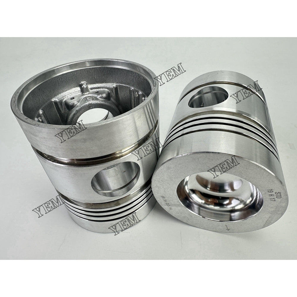 YEM Parts 4X Piston std size 98mm For Perkins 4.236 generator set Engine For Perkins