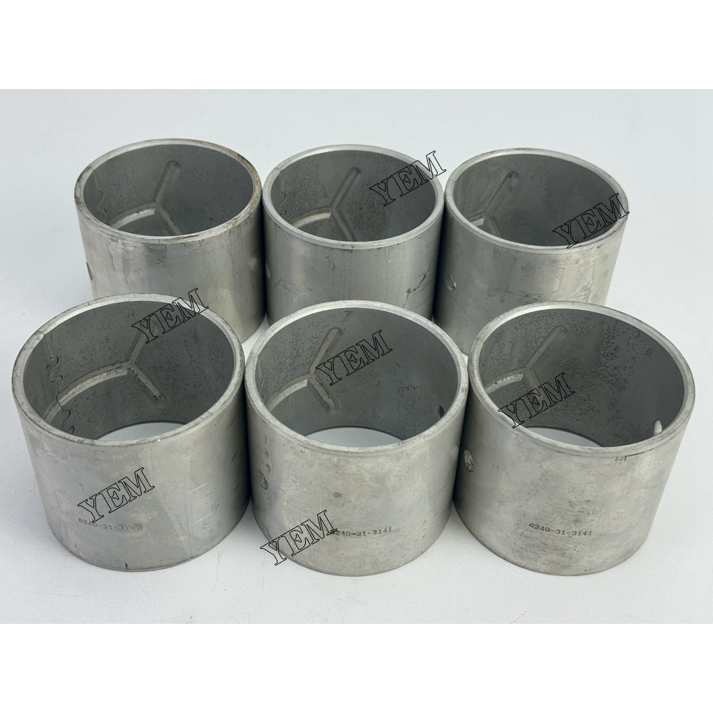 YEM Parts 6X 6240-31-3141 4095487 Bushing For Komatsu 6D170 mobile reclaimer Engine
