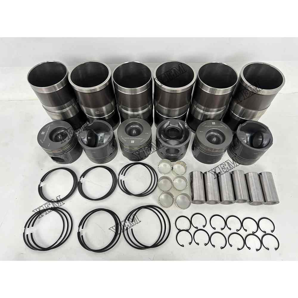 YEM Parts 6X 5343091 Cylinder Liner Kit For Cummins 6LTAA9.3 Engine For Cummins