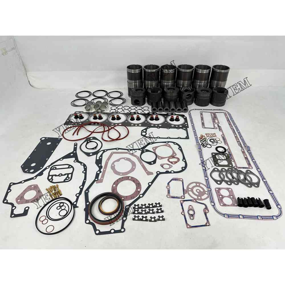 YEM Parts 6X 5343091 Overhaul Kit With Gasket Set For Cummins 6LTAA9.3 Engine For Cummins