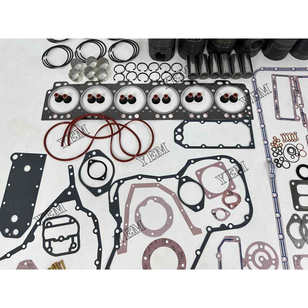 YEM Parts 6X 5343091 Overhaul Kit With Gasket Set For Cummins 6LTAA9.3 Engine For Cummins