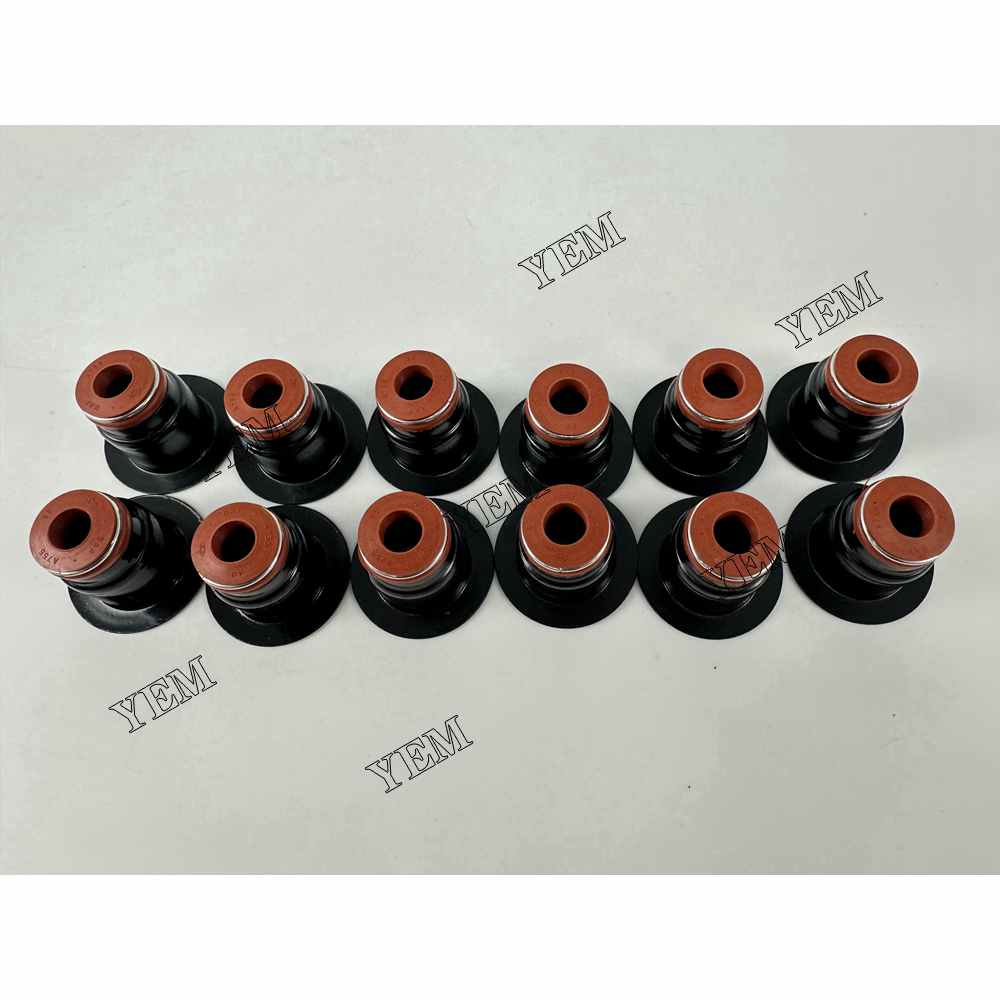 YEM Parts 12X Valve Oil Seal For Cummins 6LTAA9.3 excavator diesel engine