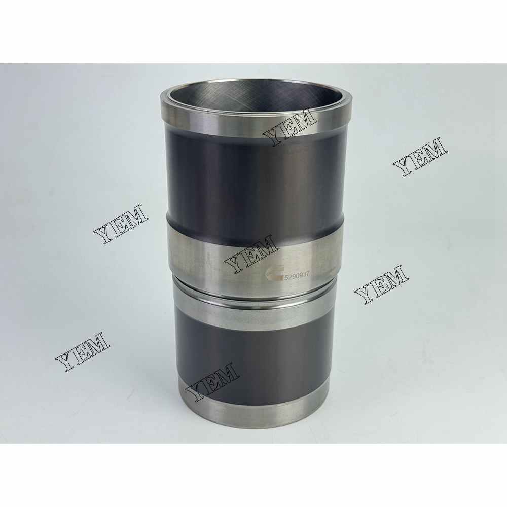 YEM Parts 6X 5290937 Cylinder Liner For Cummins 6LTAA9.3 excavator diesel engine For Cummins