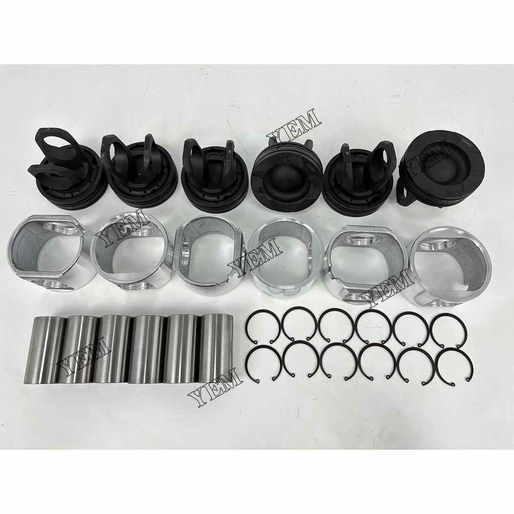YEM Parts 6X 3161819 3081334 4059898 Piston std size For Cummins M11 excavator