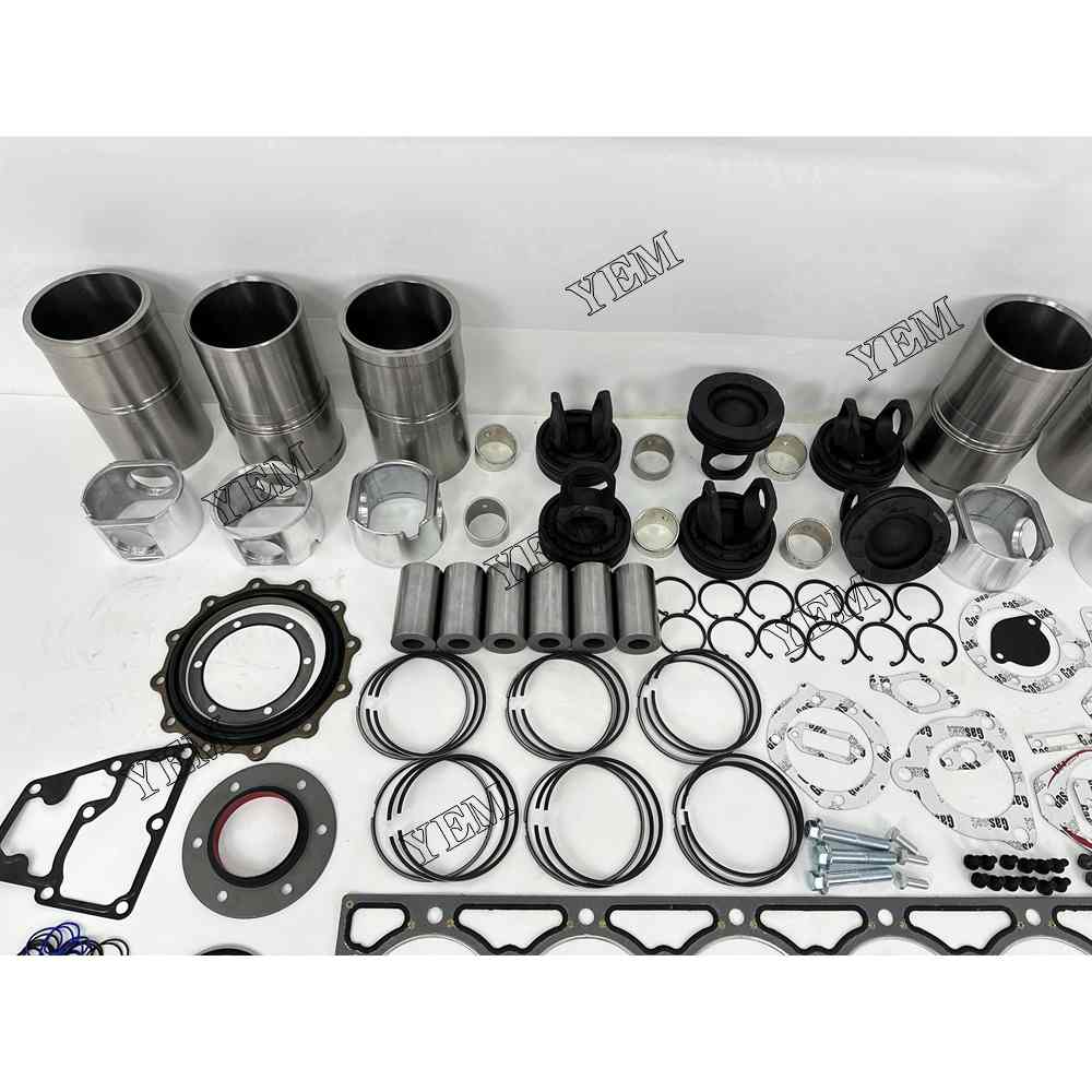 YEM Parts 6X Overhaul Kit With Gasket Set For Cummins M11 O&K RH 23.5 excavator Engine For Cummins