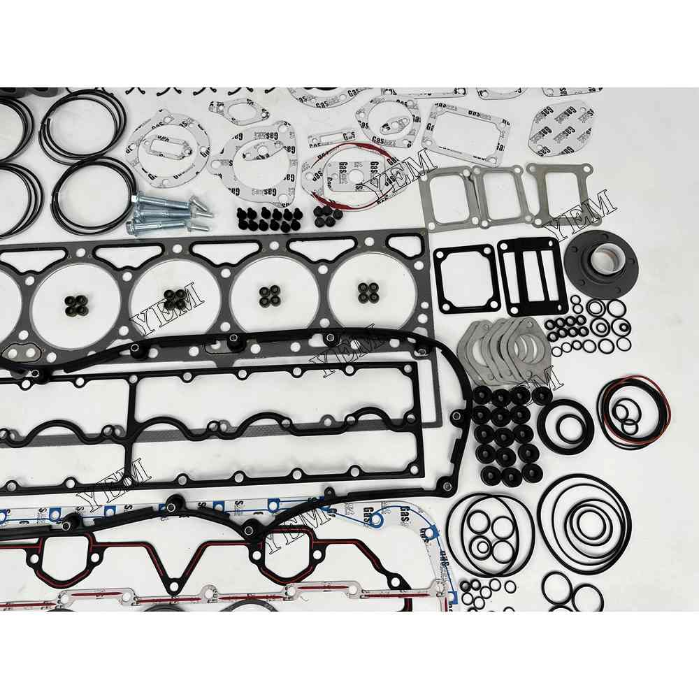 YEM Parts 6X Overhaul Kit With Gasket Set For Cummins M11 O&K RH 23.5 excavator Engine For Cummins