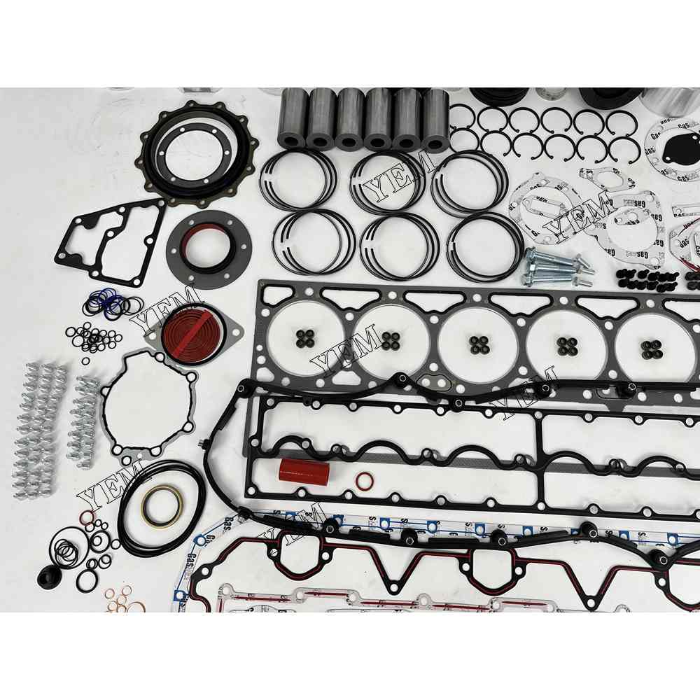 YEM Parts 6X Overhaul Kit With Gasket Set For Cummins M11 O&K RH 23.5 excavator Engine For Cummins