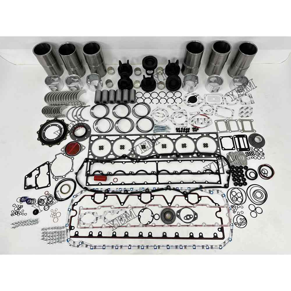 YEM Parts 6X Overhaul Rebuild Kit With Gasket Set Bearing For Cummins M11 excavator