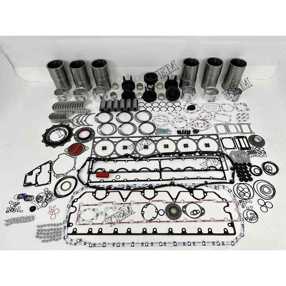 YEM Parts 6X Overhaul Rebuild Kit With Gasket Set Bearing For Cummins M11 excavator For Cummins