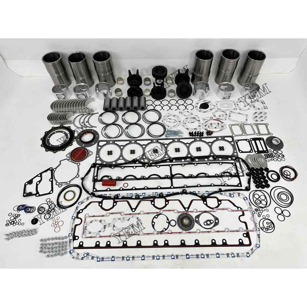 YEM Parts 6X Overhaul Rebuild Kit With Gasket Set Bearing For Cummins M11 excavator For Cummins