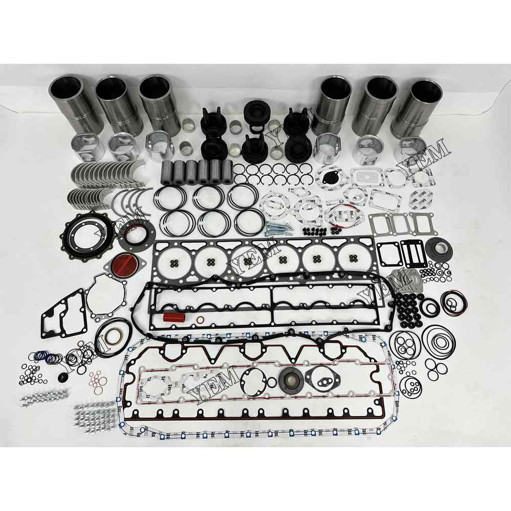YEM Parts 6X Overhaul Rebuild Kit With Gasket Set Bearing For Cummins M11 excavator For Cummins