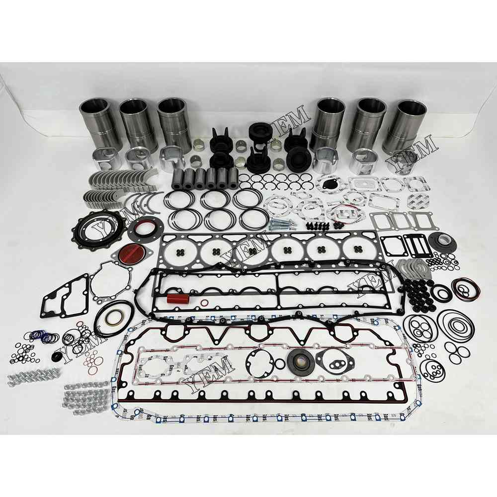 YEM Parts 6X Overhaul Rebuild Kit With Gasket Set Bearing For Cummins M11 excavator For Cummins