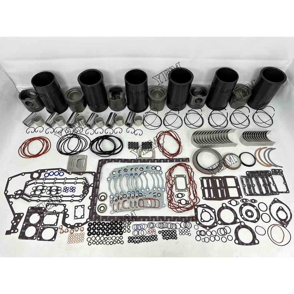 YEM Parts Overhaul Rebuild Kit With Gasket Set Bearing For Cummins QSK23 EX1200-6