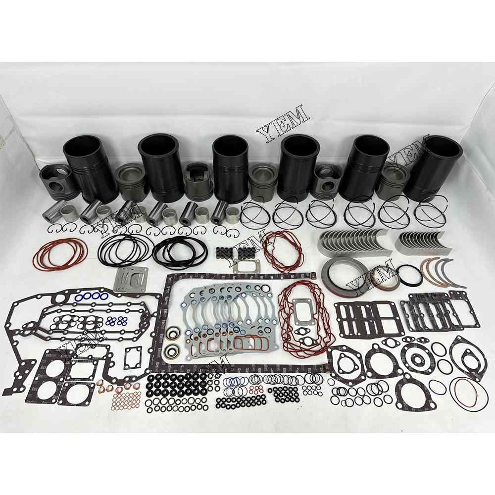 YEM Parts Overhaul Rebuild Kit With Gasket Set Bearing For Cummins QSK23 EX1200-6 For Cummins