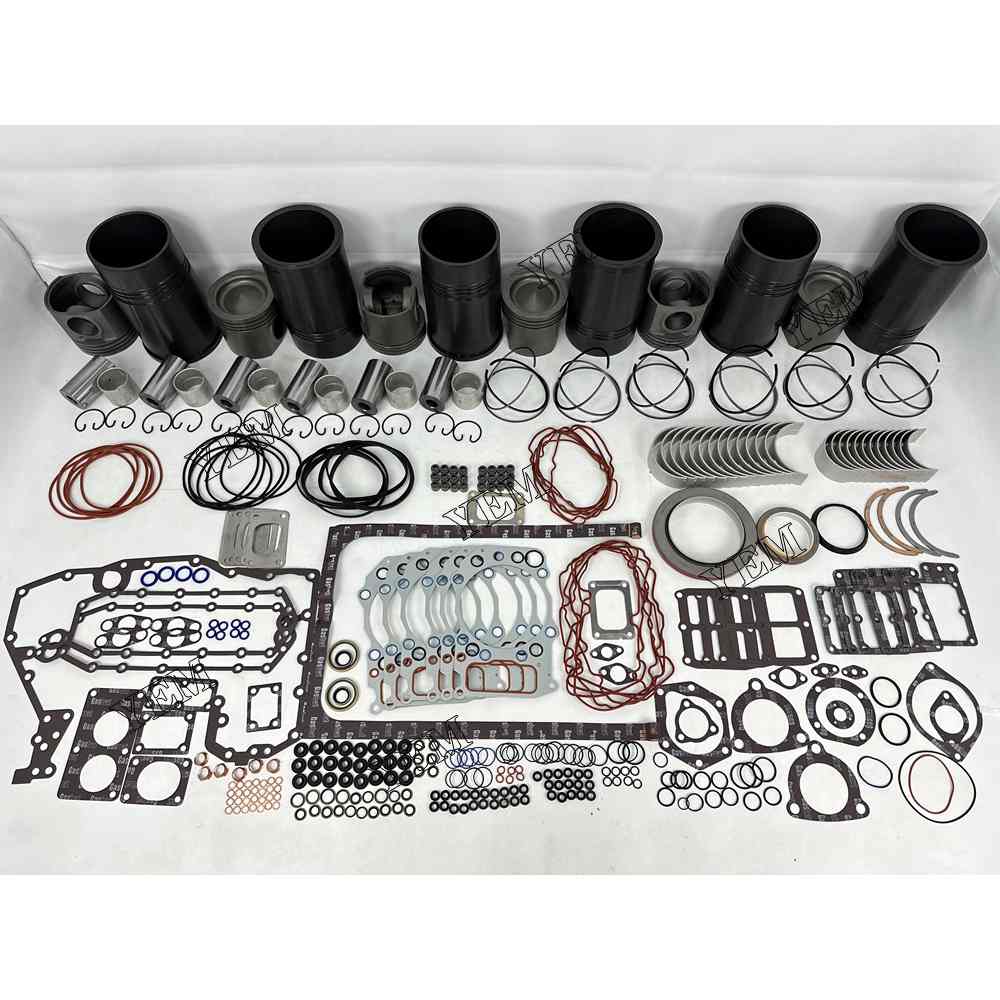 YEM Parts Overhaul Rebuild Kit With Gasket Set Bearing For Cummins QSK23 EX1200-6 For Cummins